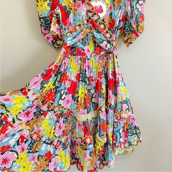 Celia B Aila Floral Tiered Mini Dress - Picture 5 of 9